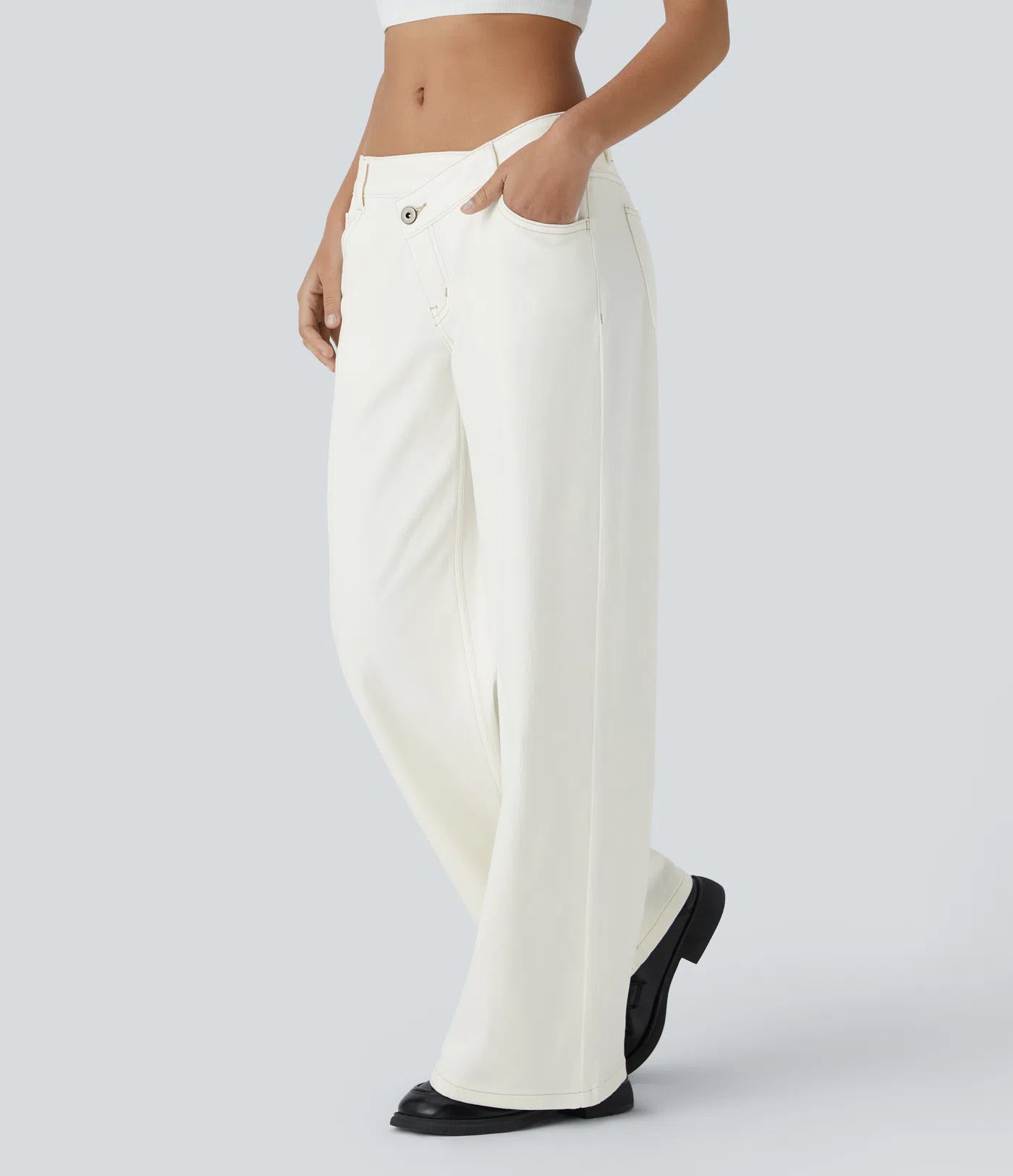 MODENZA™ Halara Low Zip - Estilo y comodidad