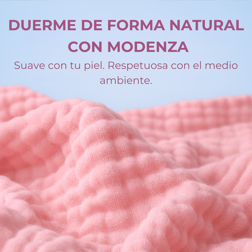 Manta Muselina MODENZA™ – Duerme profundo, despierta renovado