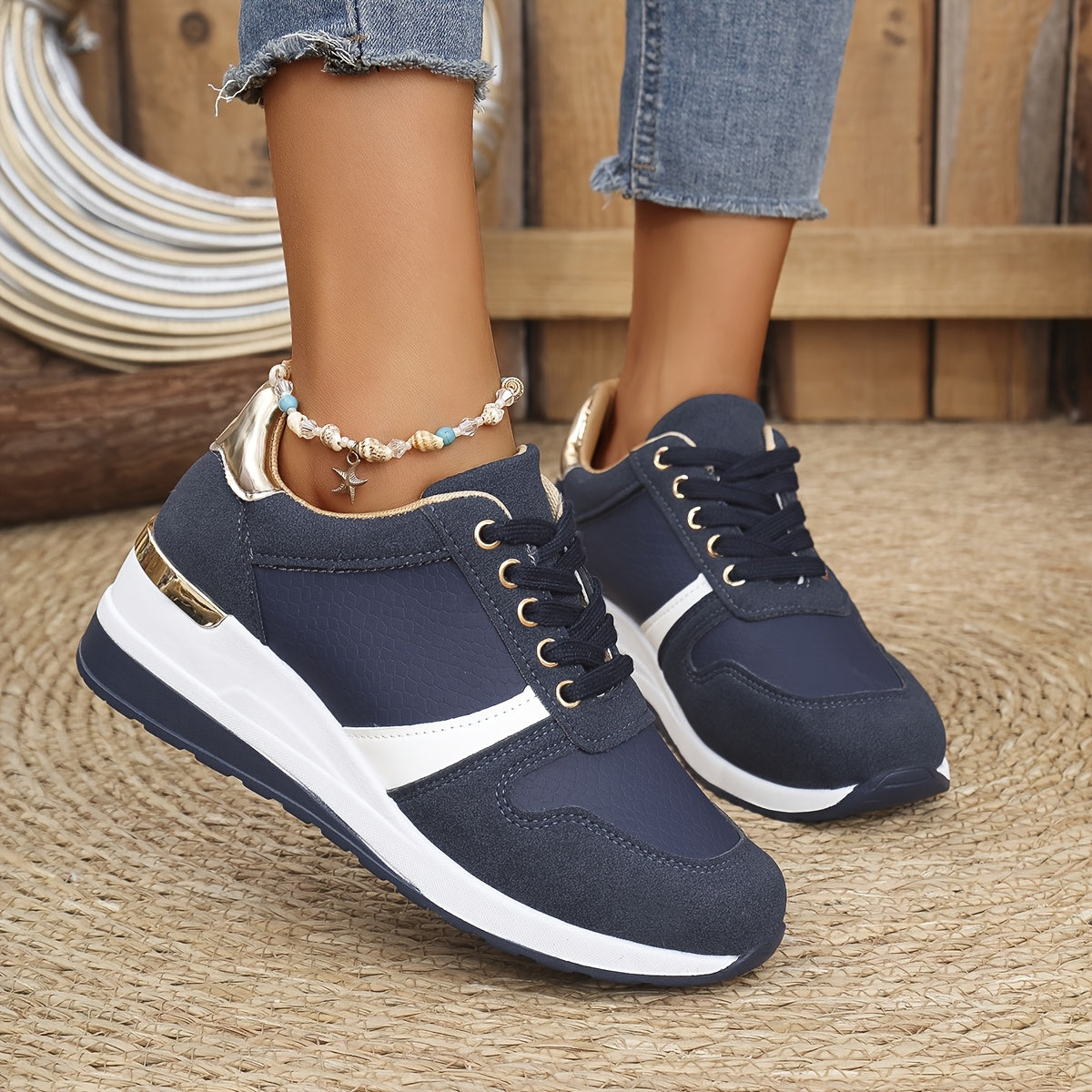 Chaussure Ellington à semelle tacco comfort compensato 