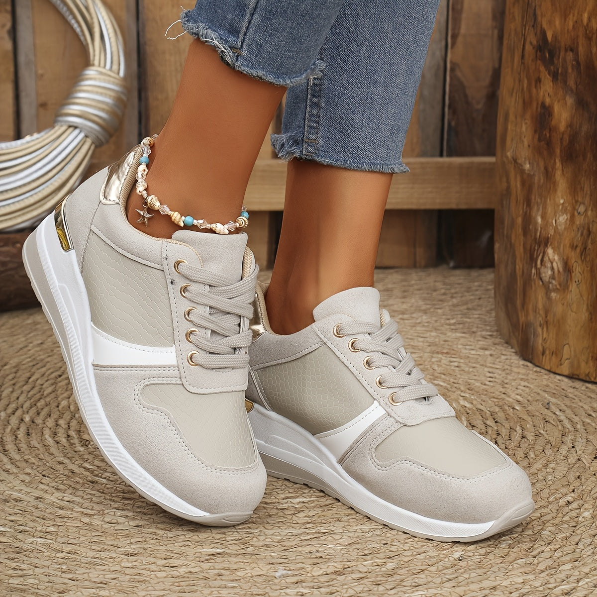 Chaussure Ellington à semelle tacco comfort compensato 