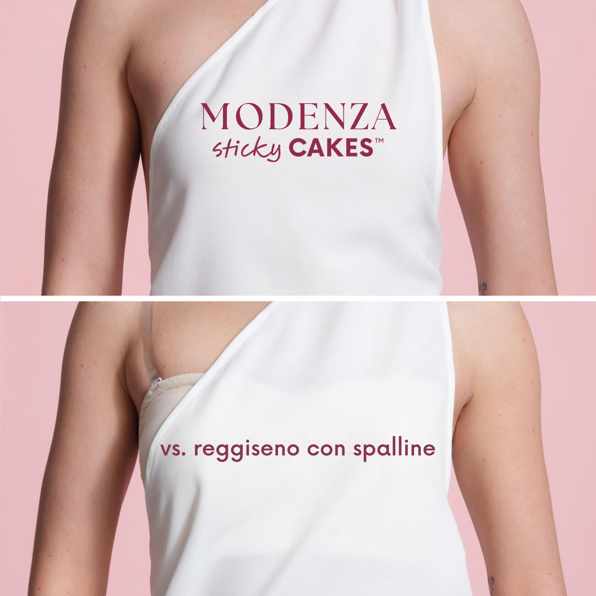 sticky CAKES circles™ - Reggiseno invisibile - Adesivo naturale