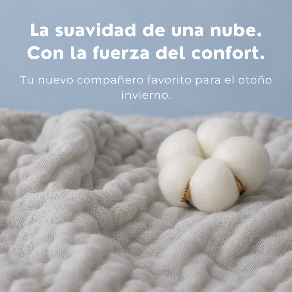 Manta Muselina MODENZA™ – Duerme profundo, despierta renovado