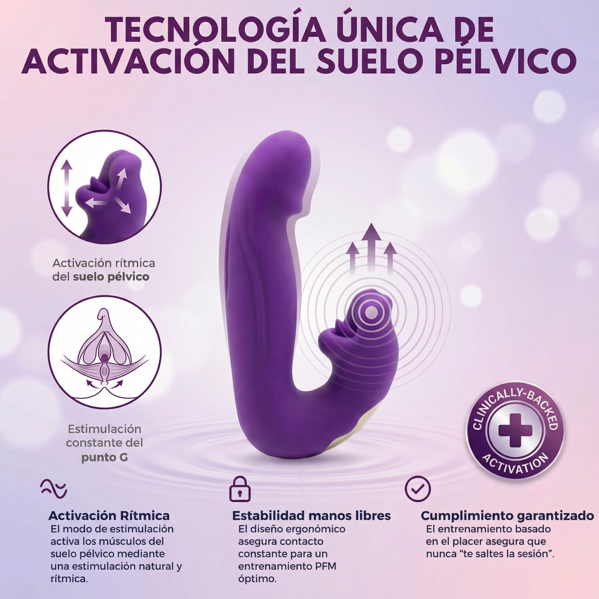 MODENZA Pelvi Wave™ 4 en 1 | fortalece tu suelo pélvico