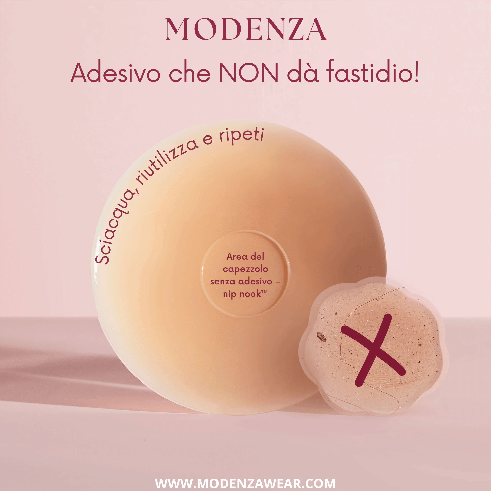 sticky CAKES circles™ - Reggiseno invisibile - Adesivo naturale