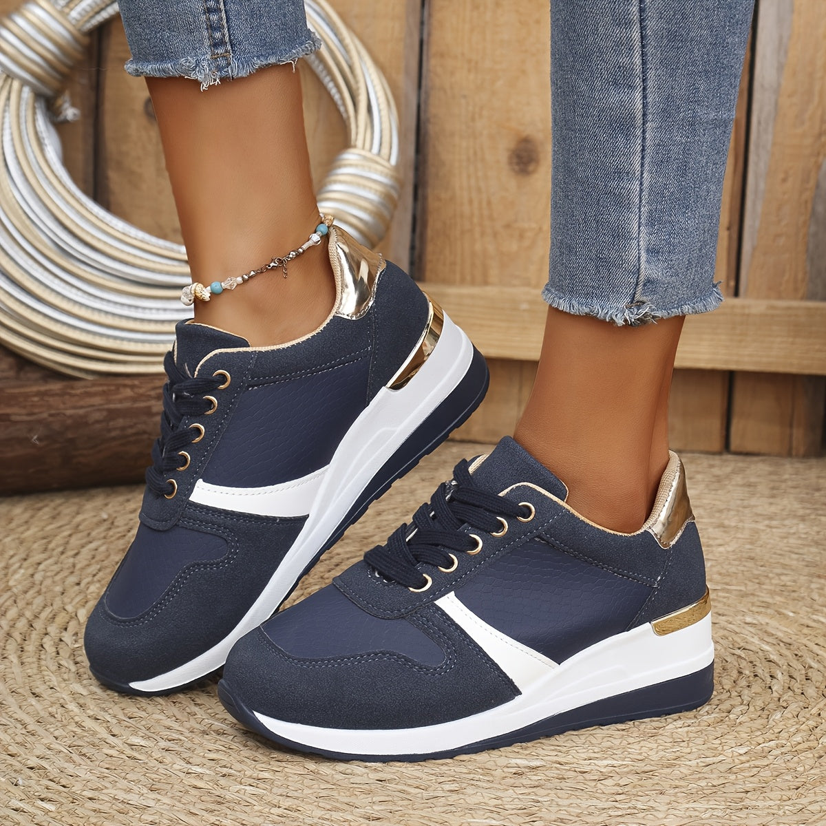 Chaussure Ellington à semelle tacco comfort compensato 