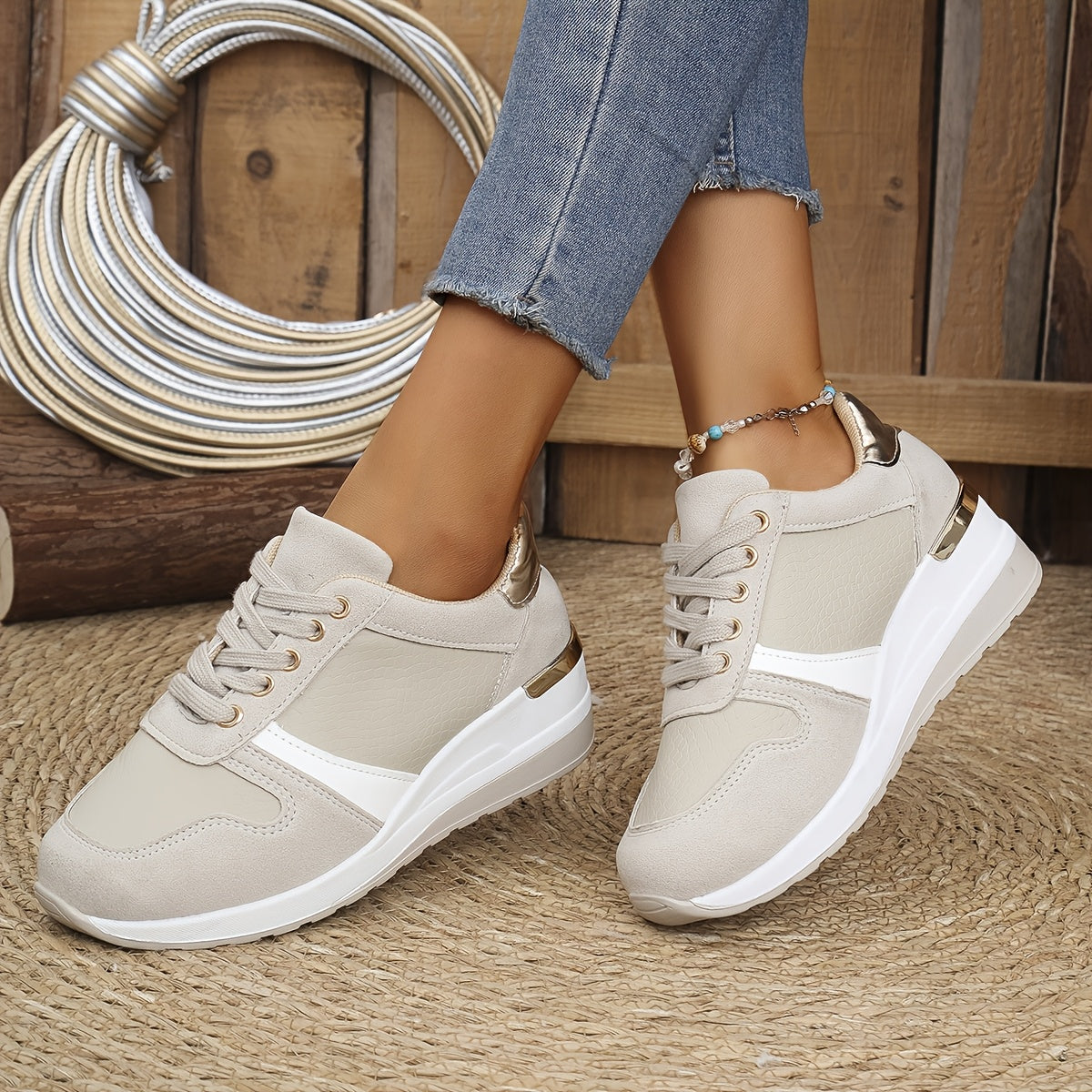Chaussure Ellington à semelle tacco comfort compensato 