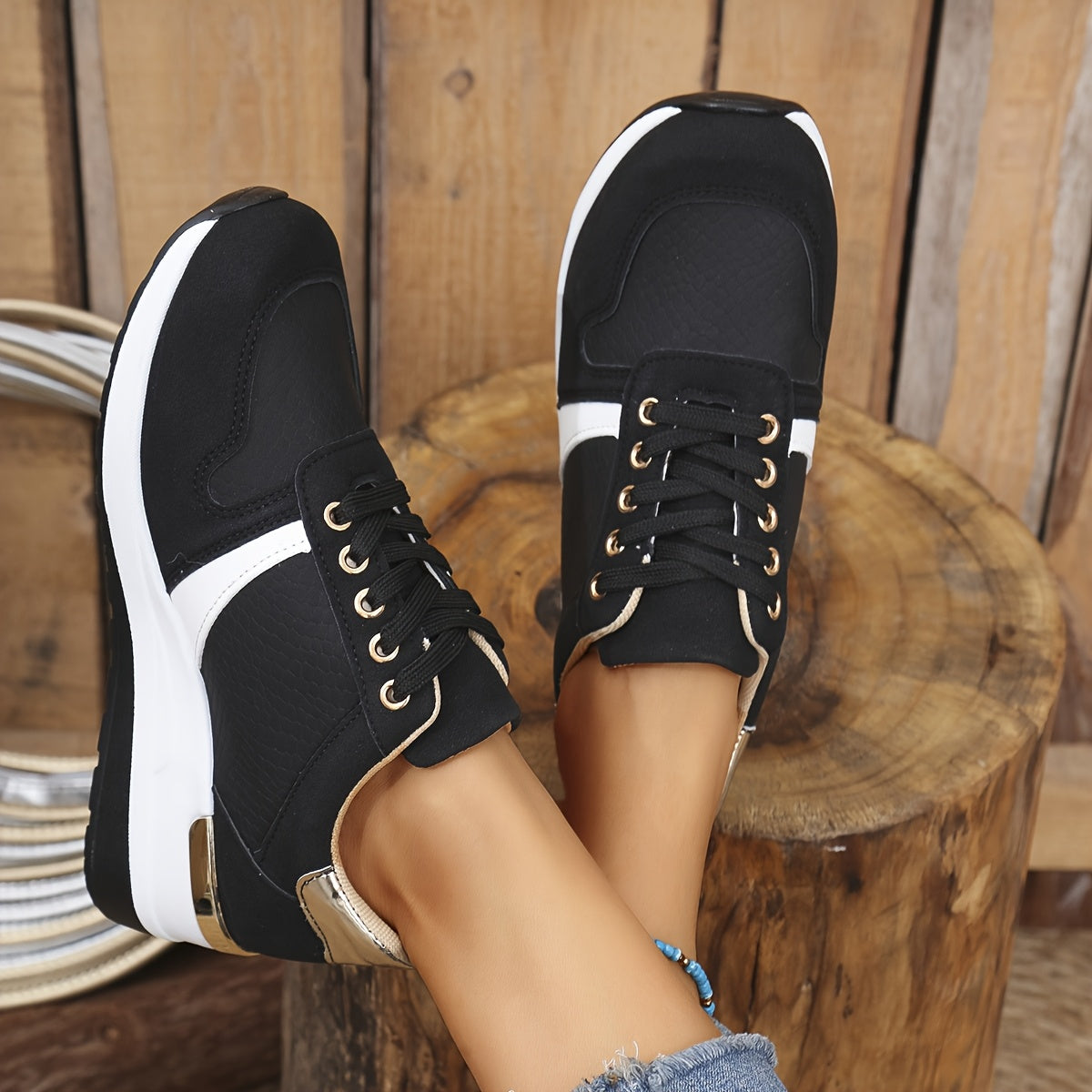 Chaussure Ellington à semelle tacco comfort compensato 