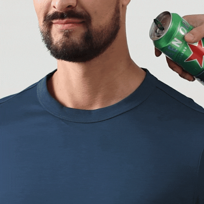 _FRESH Maglietta con firma antimacchia