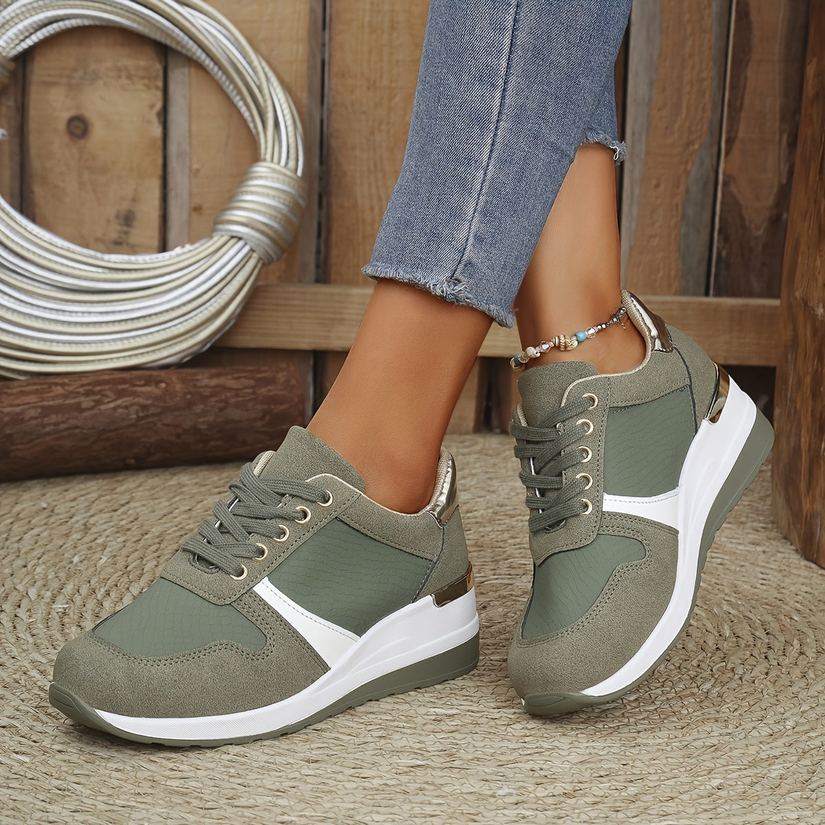 Chaussure Ellington à semelle tacco comfort compensato 