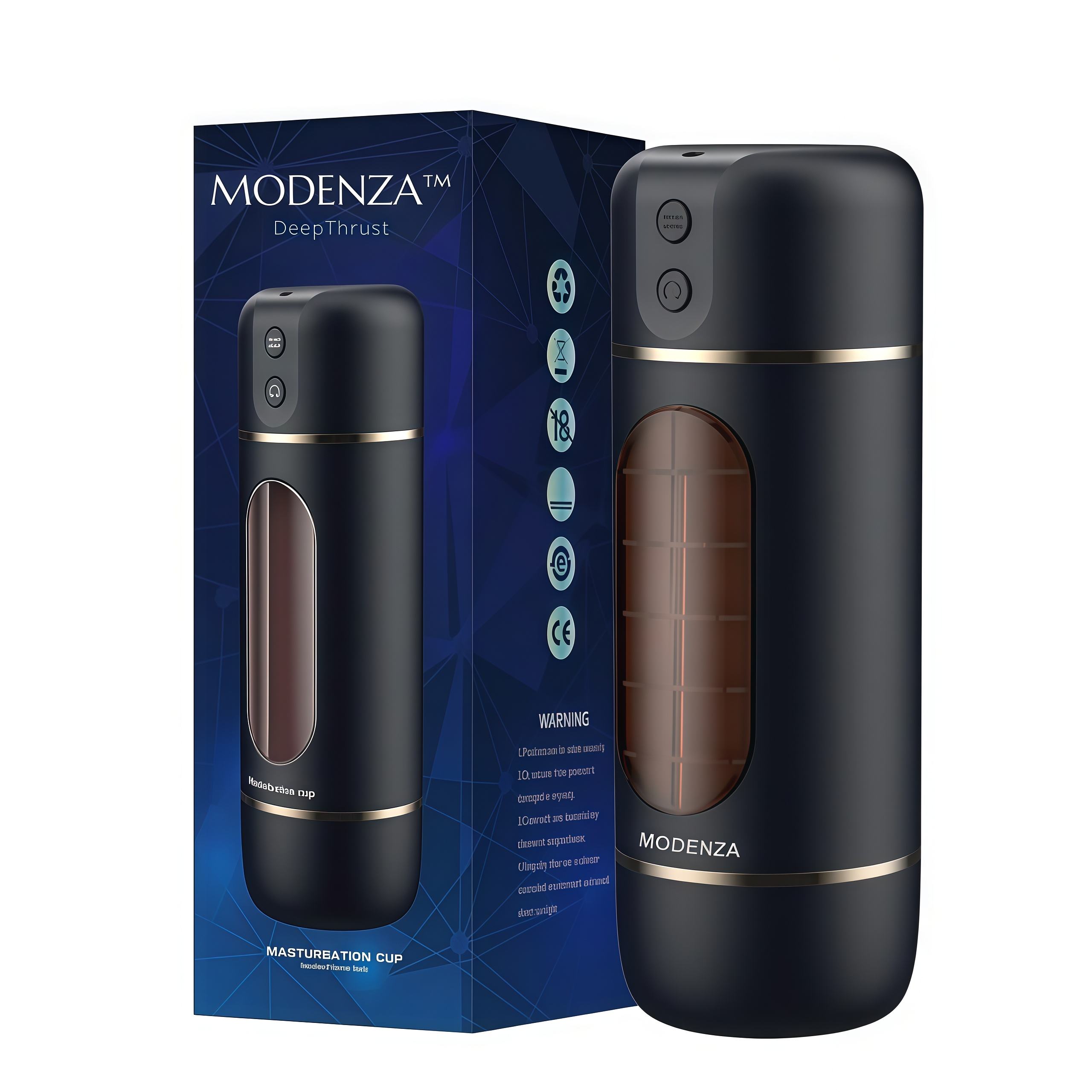MODENZA™ DeepThrust | Masturbador masculino con control por voz