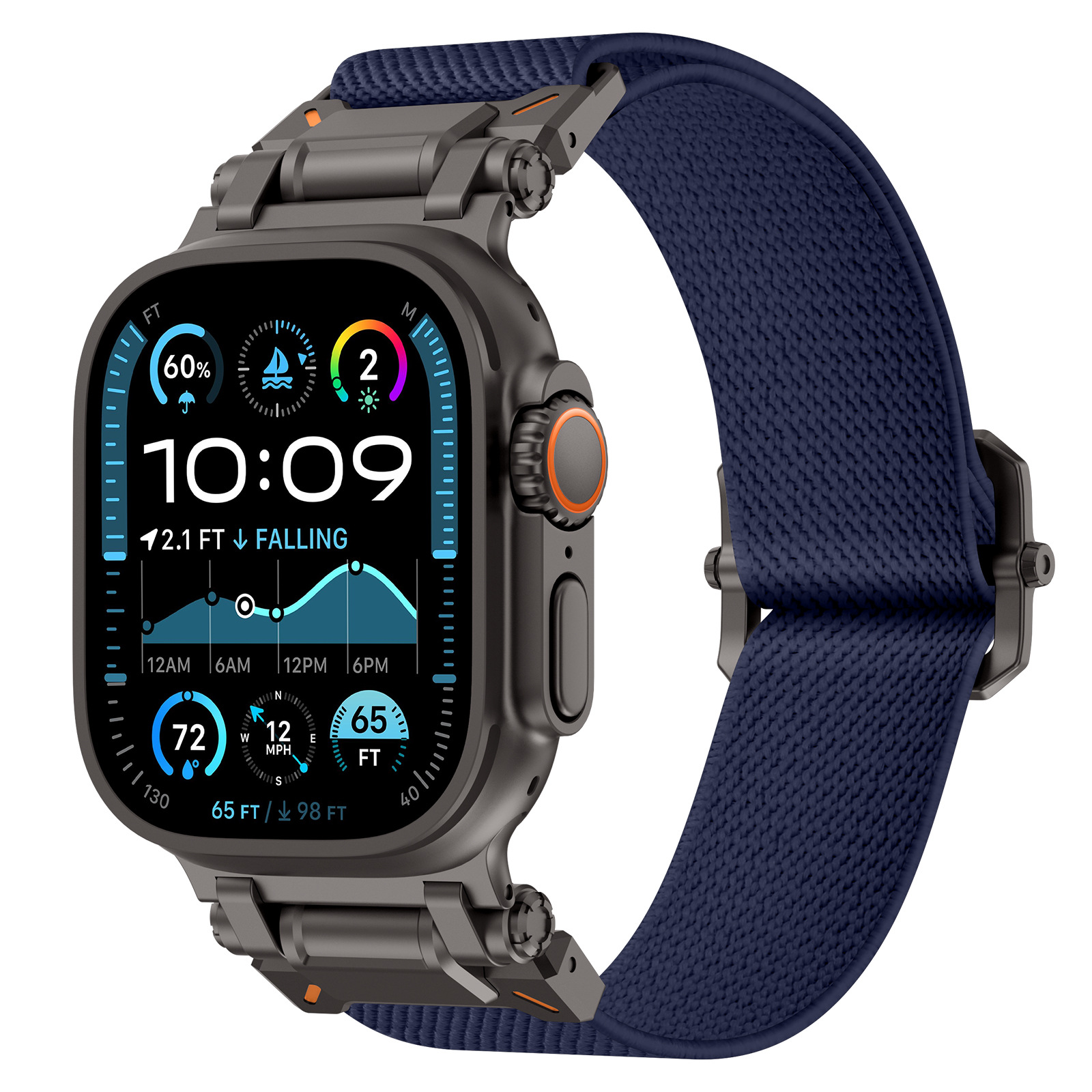 TitaniumTouch Nylon Apple Watch Band