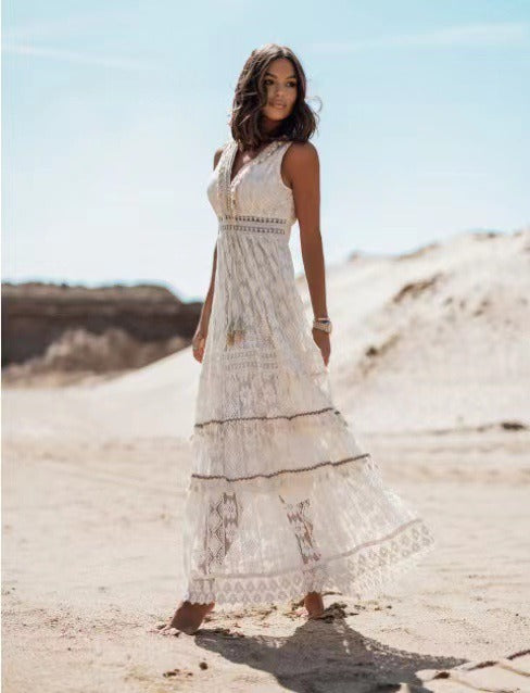 Ariel™ - Elegante abito in stile bohémien 