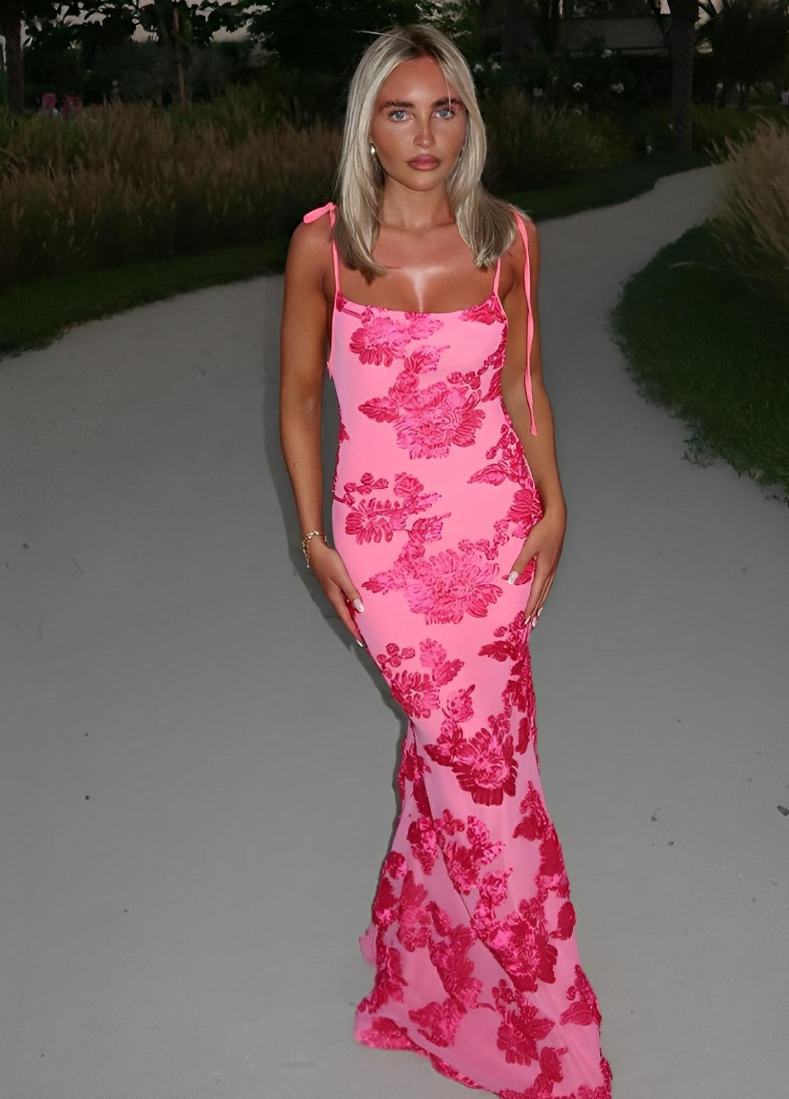 Tessaglia | Rosette Sheer Maxi - MODENZA