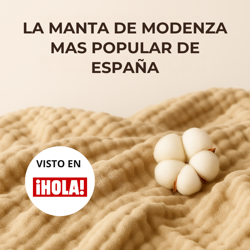 Manta Muselina MODENZA™ – Duerme profundo, despierta renovado