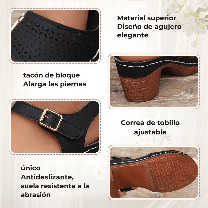 Sandali Elegance con Tacco Largo - MODENZA 50% OFF 