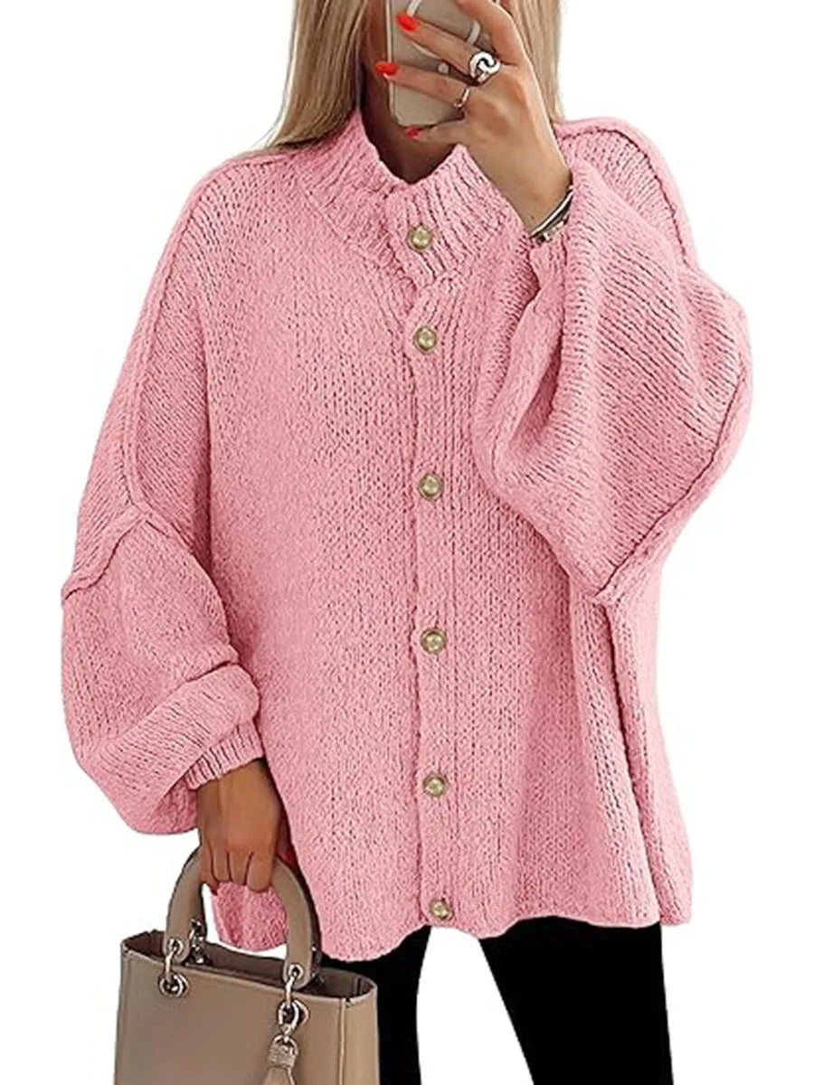 MODENZA Ariana | Cardigan de punto moderna con botones.