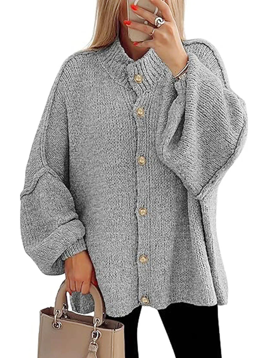 MODENZA Ariana | Cardigan de punto moderna con botones.