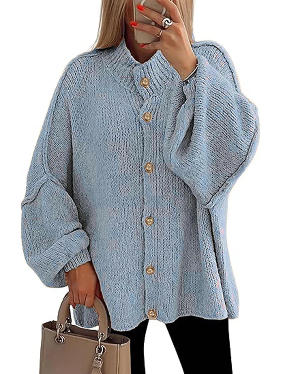 MODENZA Ariana | Cardigan de punto moderna con botones.