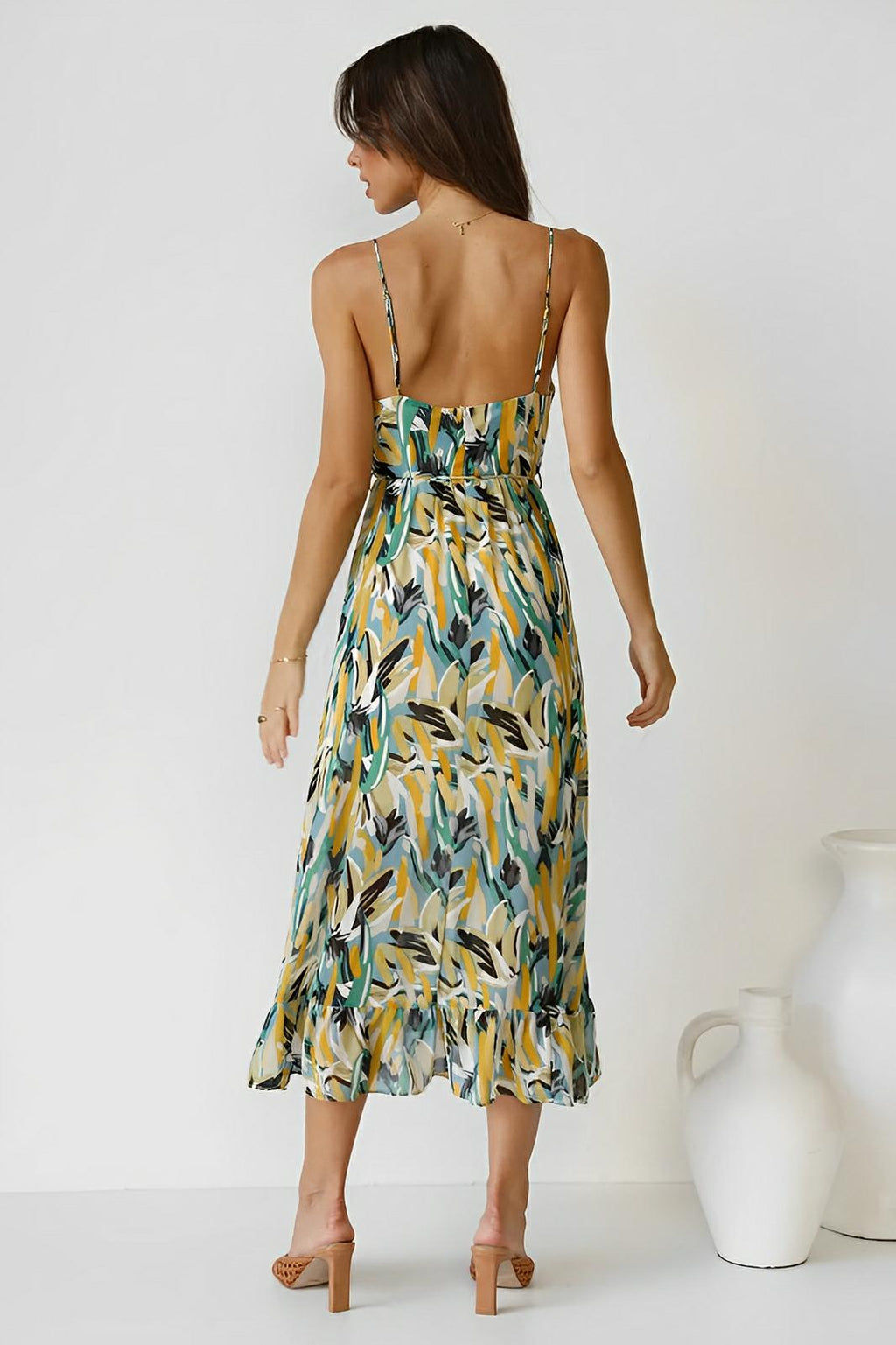Nerina | Abito lungo Painted Breeze