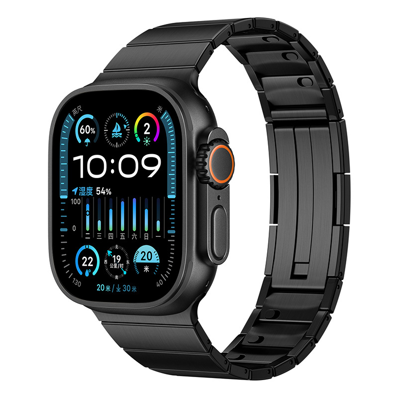 Eclipse Stainless Steel Apple Watch Band