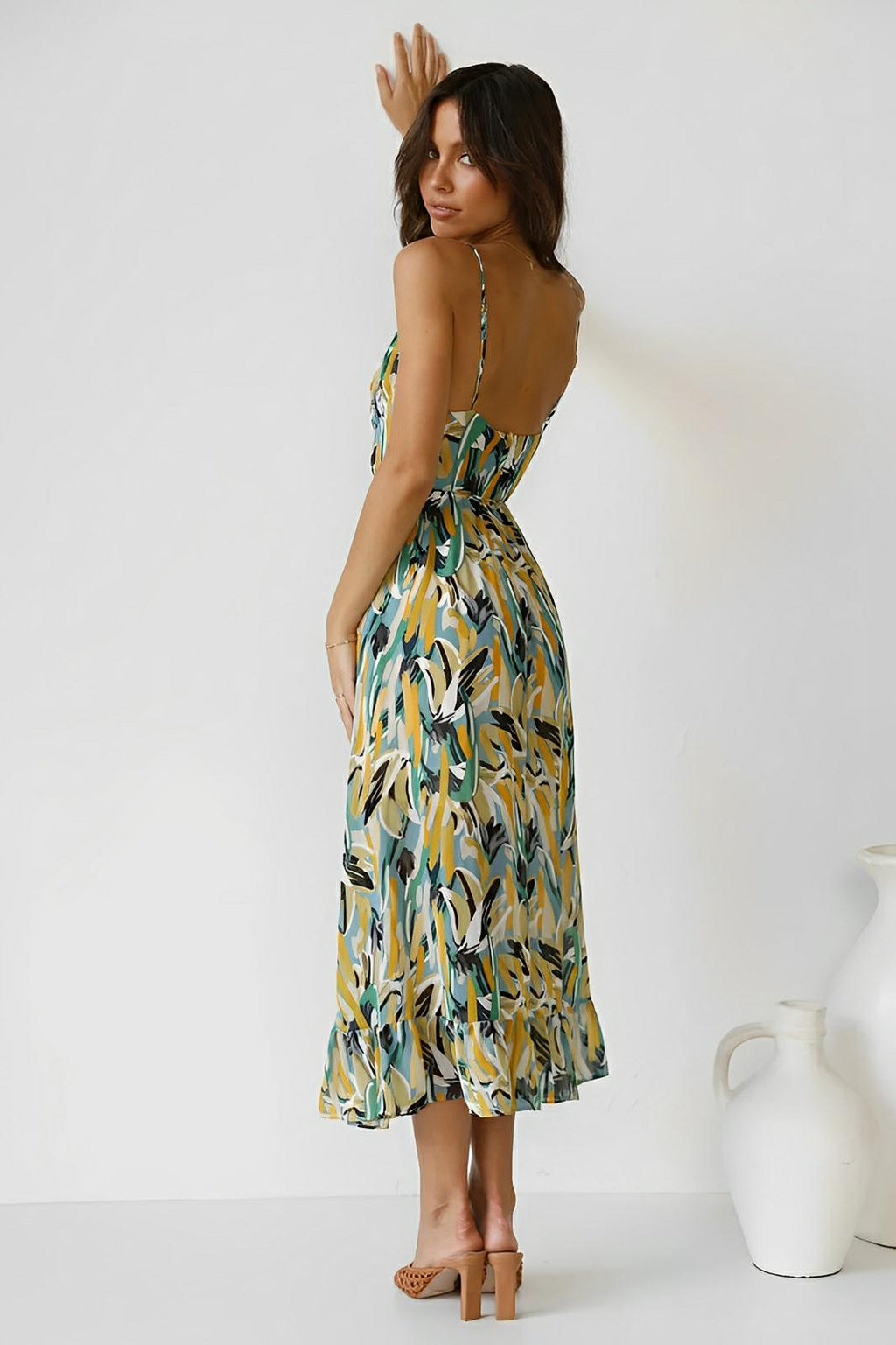 Nerina | Abito lungo Painted Breeze