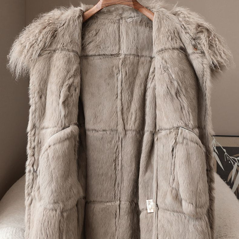 Sofia Amoretti Couture Fur Belted Coat