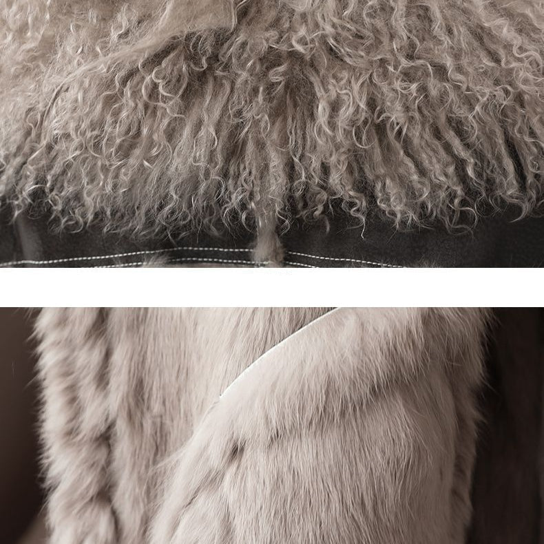 Sofia Amoretti Couture Fur Belted Coat