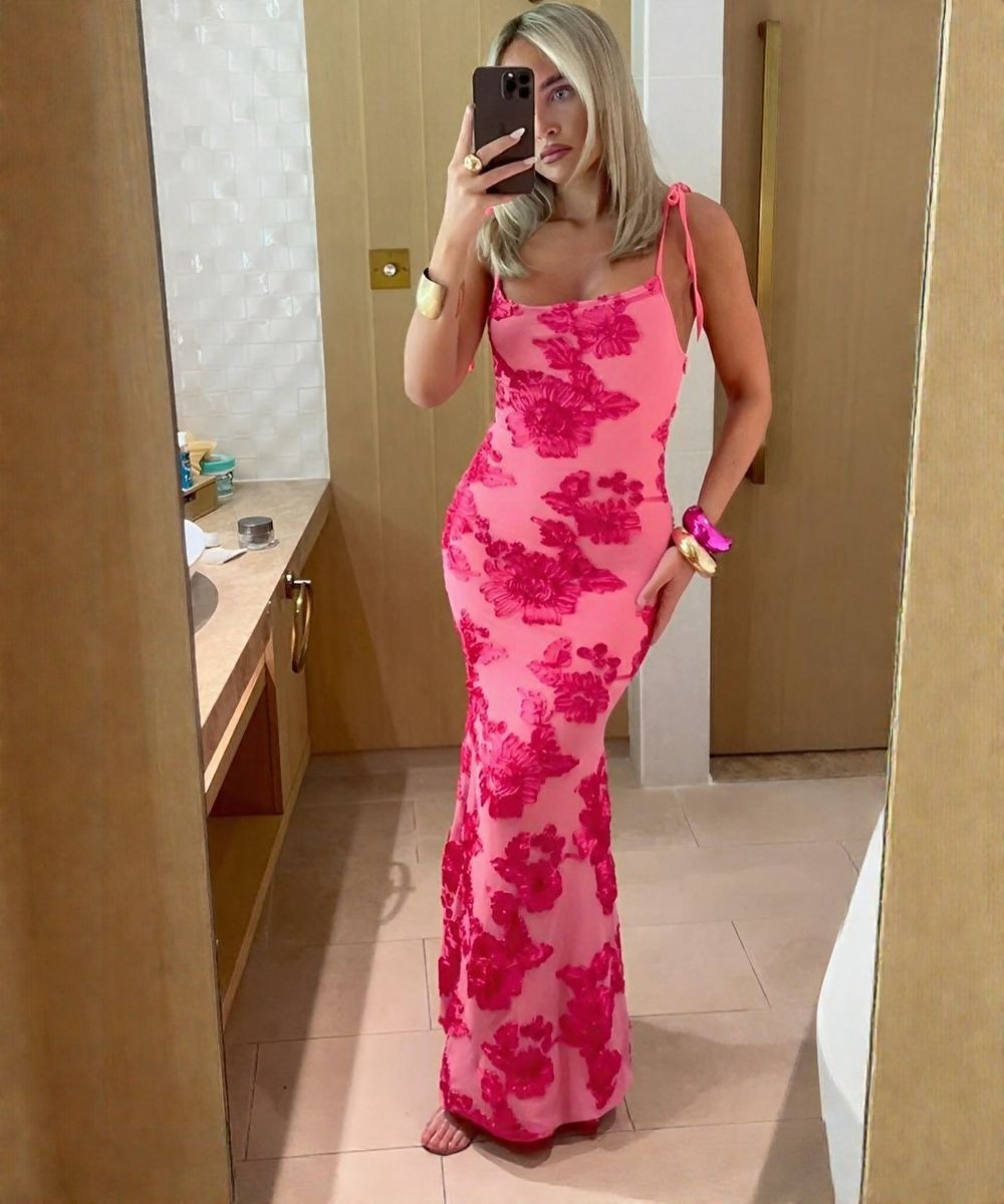 Tessaglia | Rosette Sheer Maxi - MODENZA
