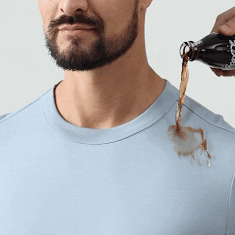 _FRESH Maglietta con firma antimacchia