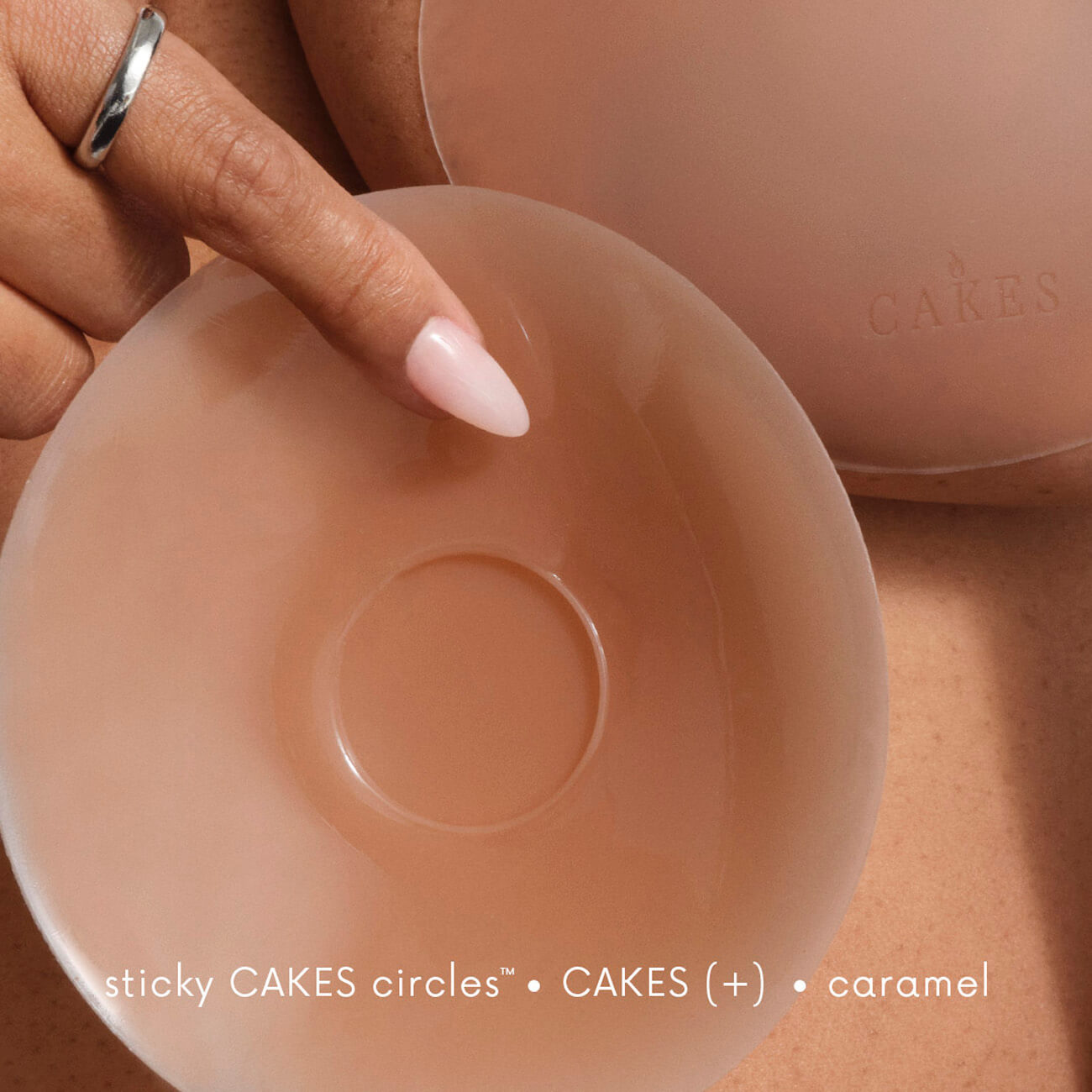 sticky CAKES circles™ - Reggiseno invisibile - Adesivo naturale