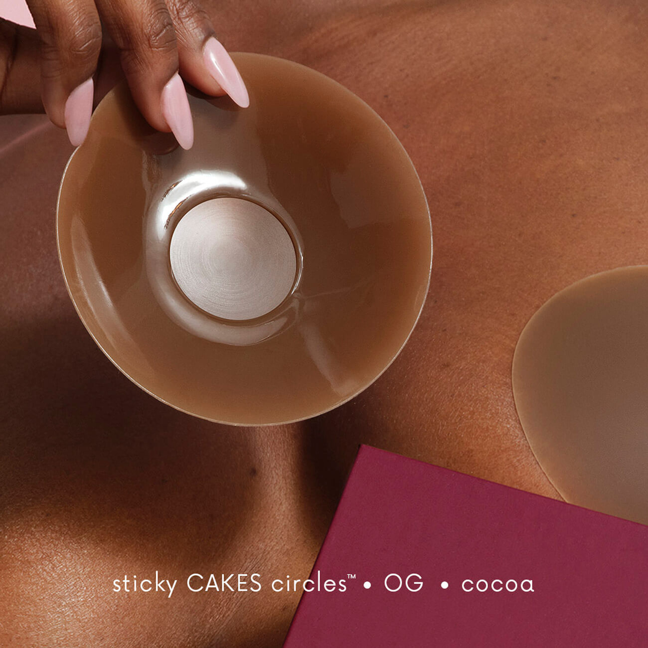 sticky CAKES circles™ - Reggiseno invisibile - Adesivo naturale