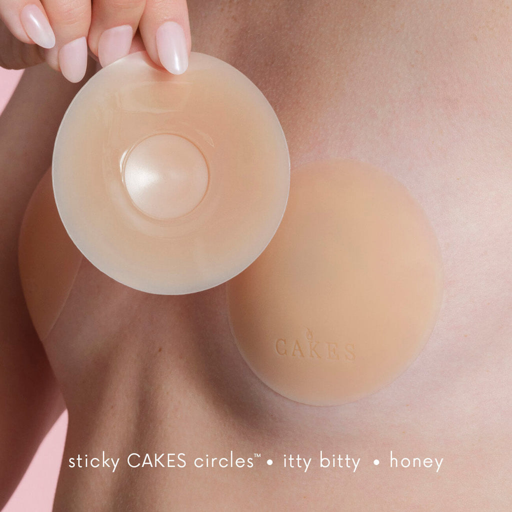 sticky CAKES circles™ - Reggiseno invisibile - Adesivo naturale