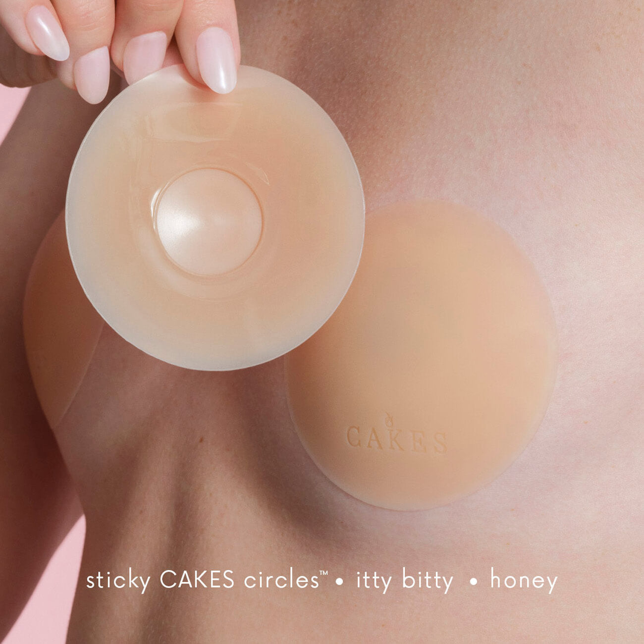 sticky CAKES circles™ - Reggiseno invisibile - Adesivo naturale