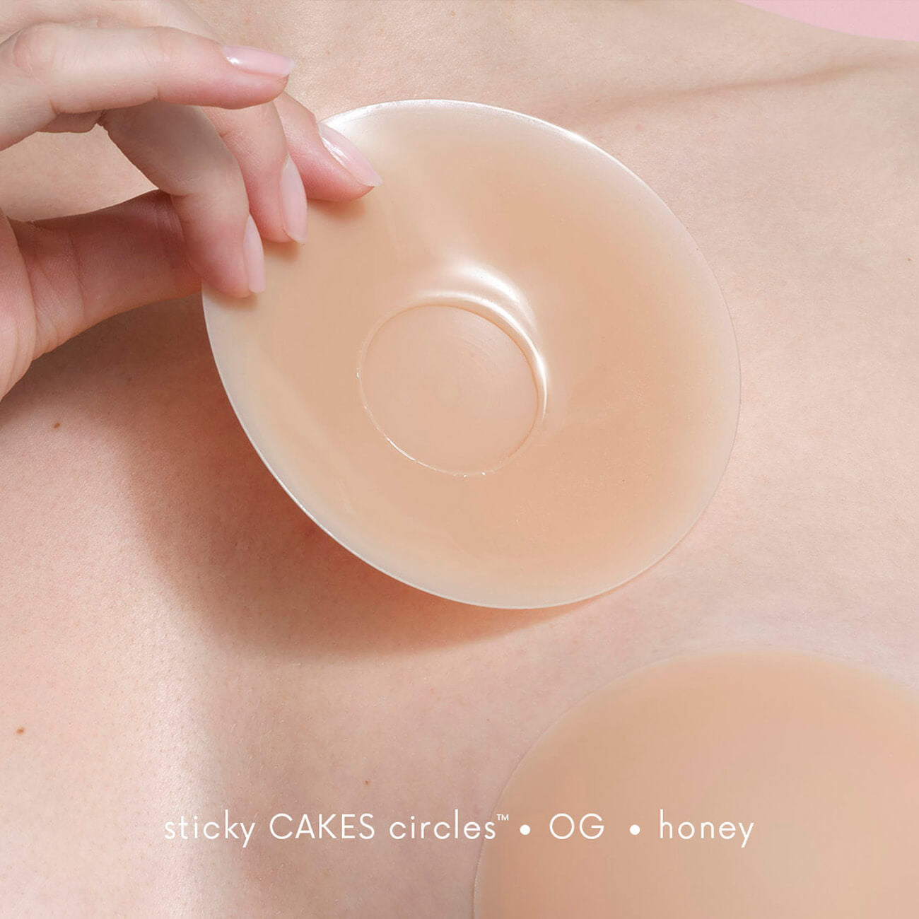 sticky CAKES circles™ - Reggiseno invisibile - Adesivo naturale